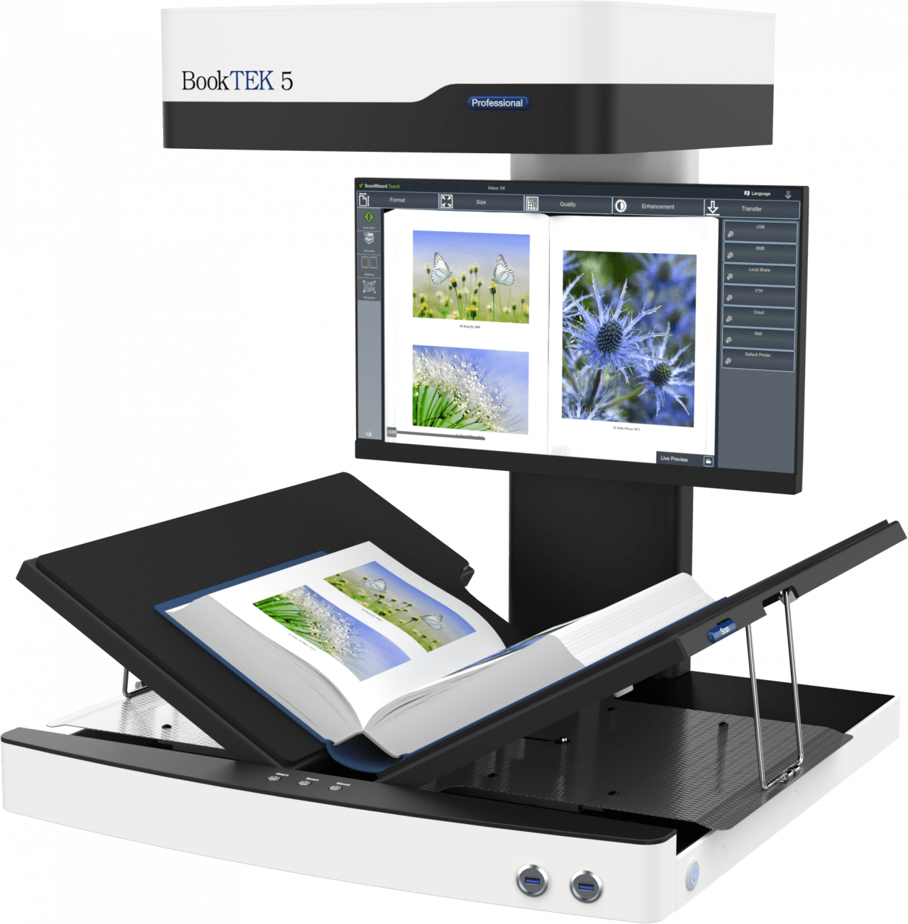 BookTEK 5 V2 – All-in-One Book Scanner with V-Mode | Image Access