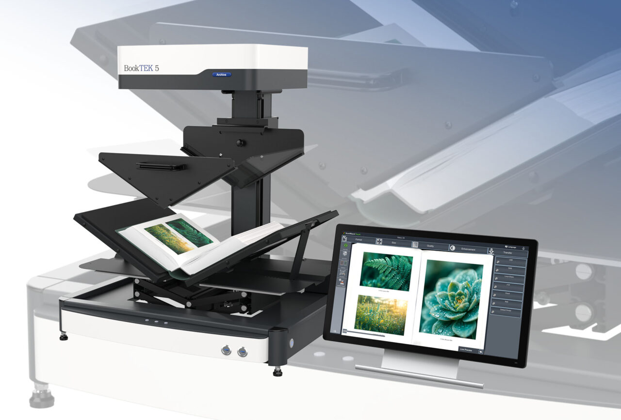 BookTEK 5 V2 Archive – A2+ Book Scanner for Archives | Image Access