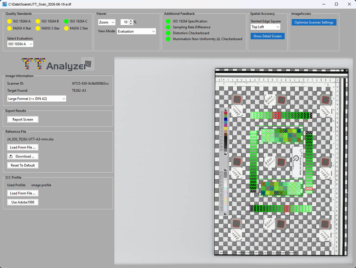 TT Analyzer – Analyze and Optimize your Scans | Image Access