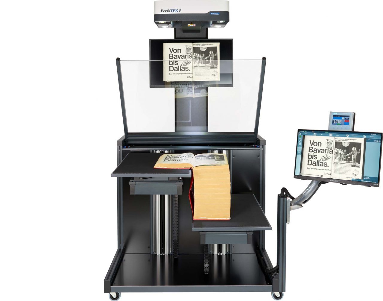 BookTEK 5 V1A C50 – XXL Large Format Book Scanner | Image Access