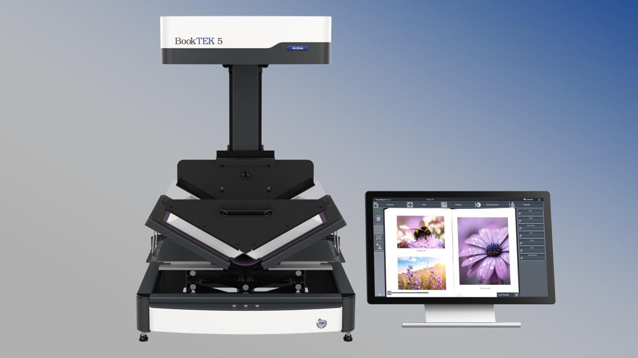 BookTEK 5 V3 Archive Automatic – Compact Book Scanner for Archives ...